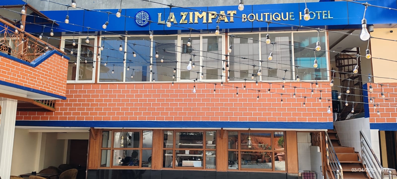 Garden and exterior of Lazimpat Boutique Hotel