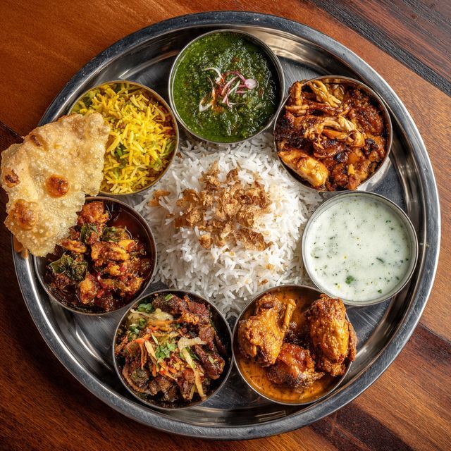 Local Chicken Thali Set